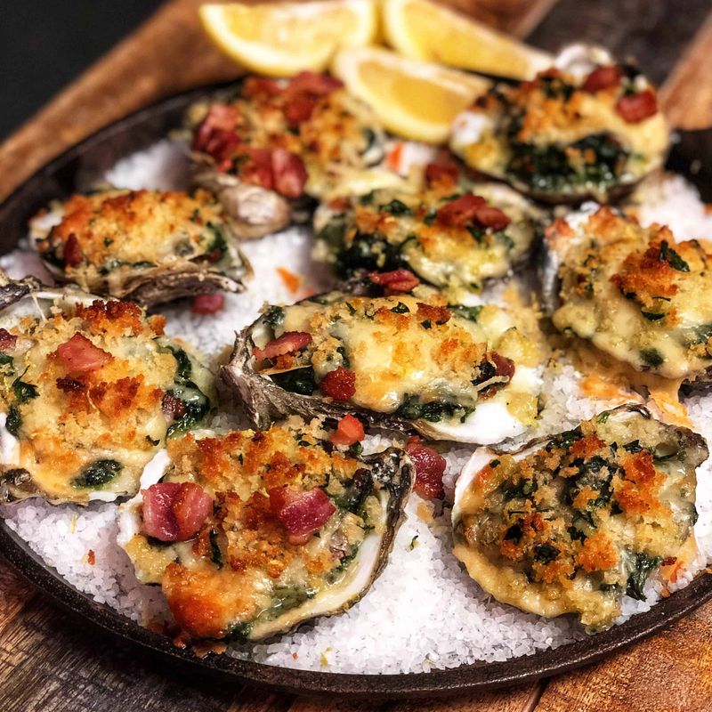 Oysters Rockefeller