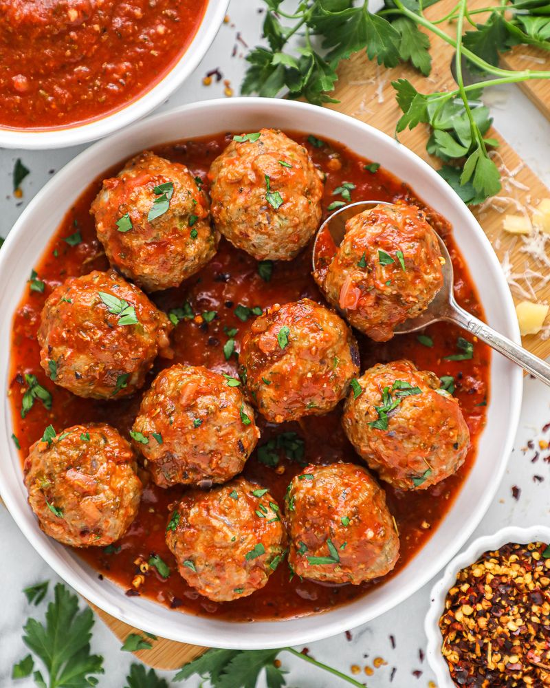 Turkey Meatballs In Marinara
