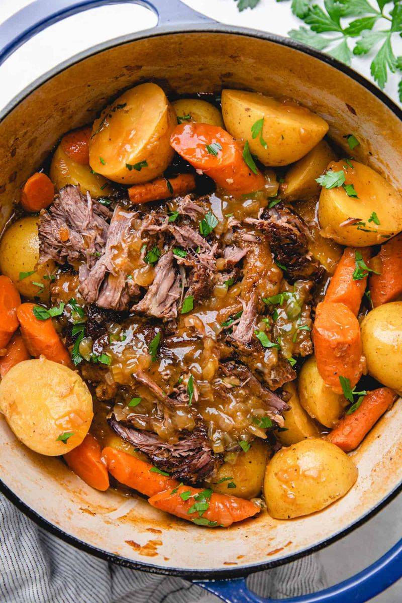 Pot Roast with Carrots and Potatoes