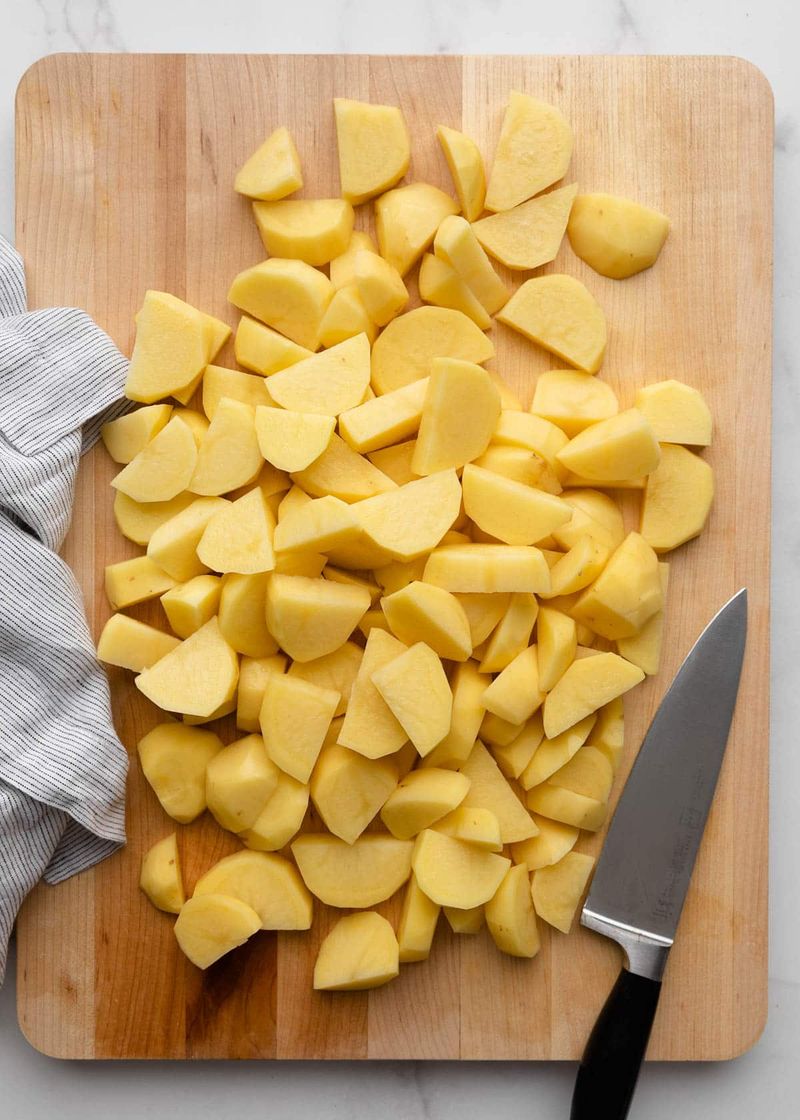 Cut evenly for consistent cooking