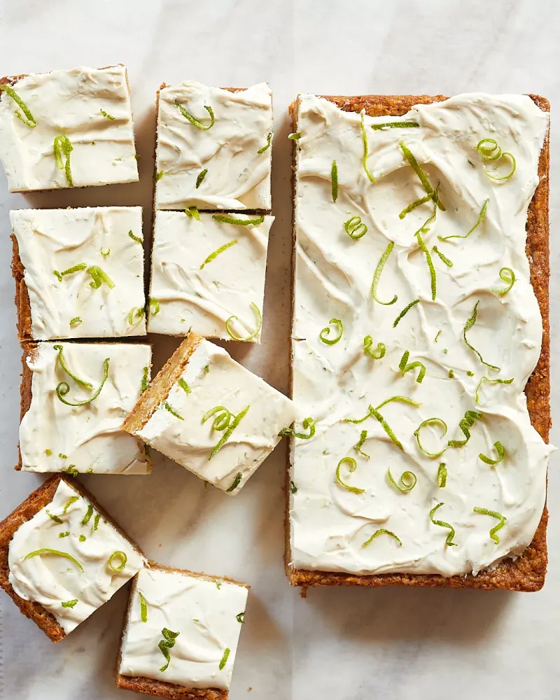Coconut lime bars