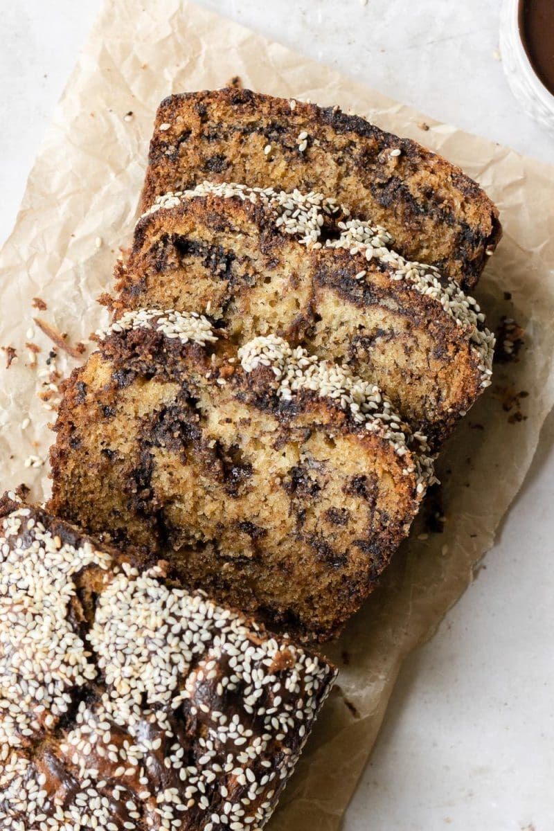 Tahini Banana Bread