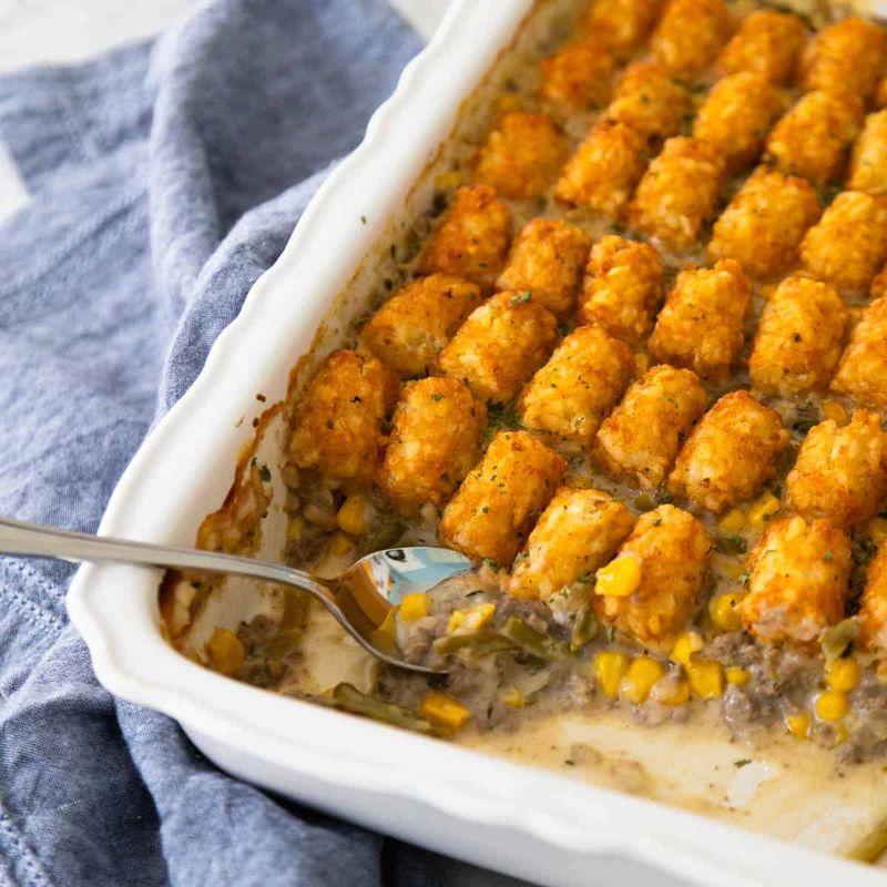 Tater Tot Hotdish