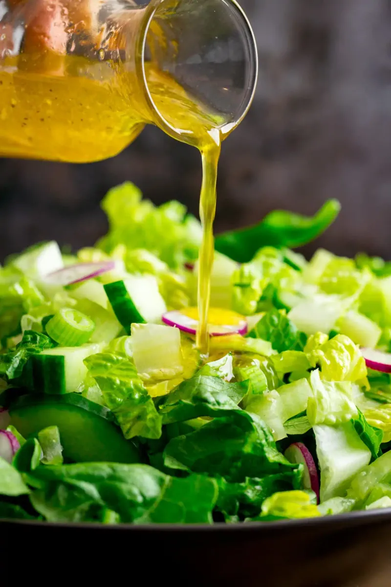 Simple Green Salad with Vinaigrette