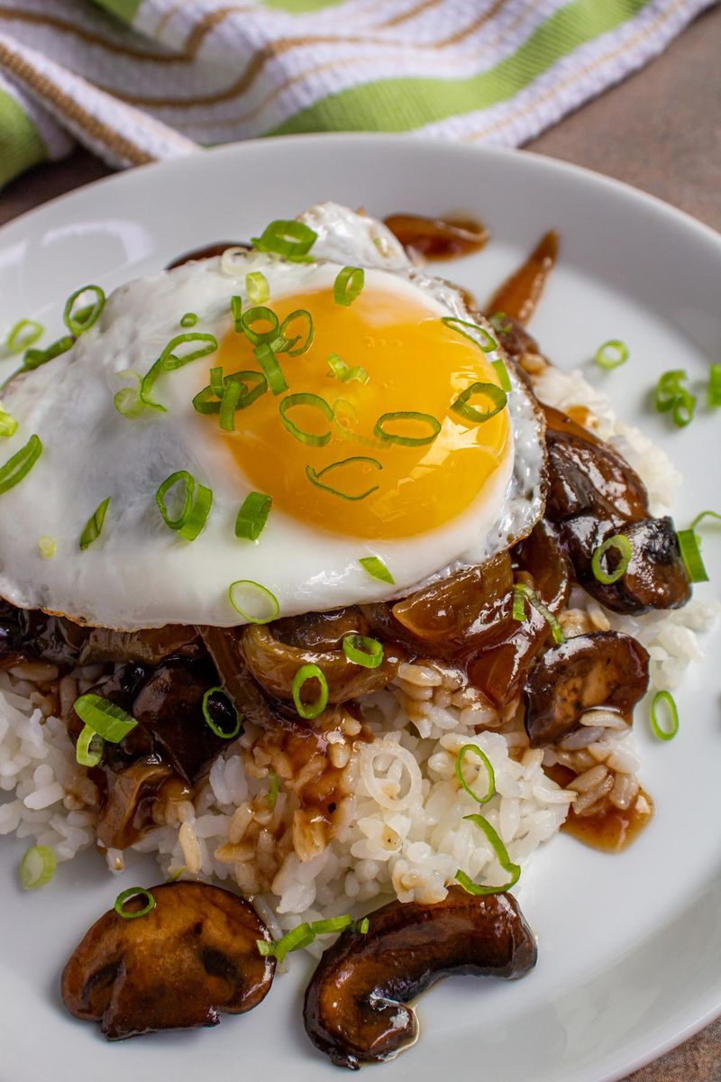 Loco Moco-Inspired Grilled Patties