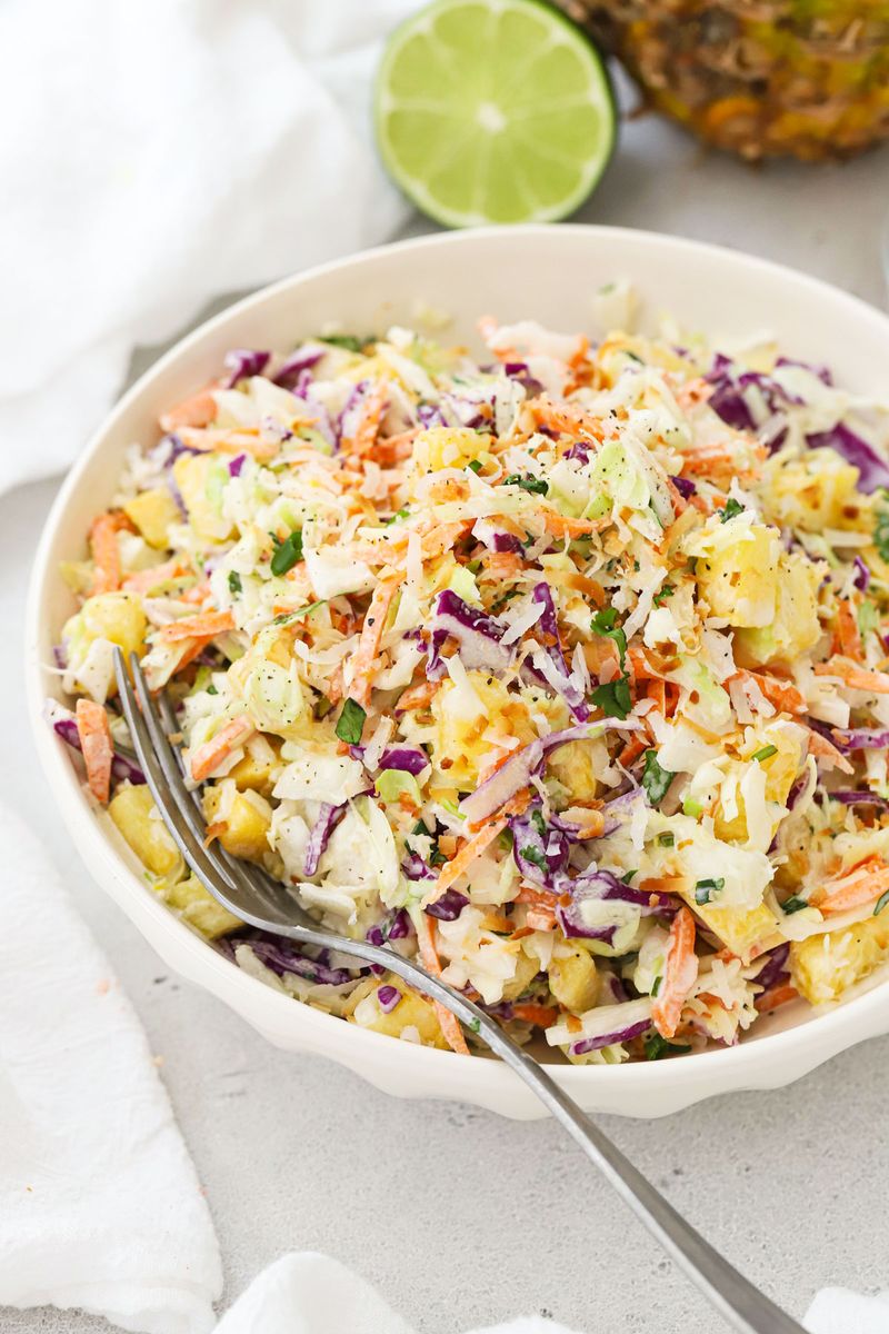 Pineapple Cabbage Slaw