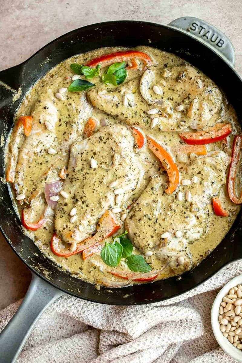 Creamy Pesto Chicken