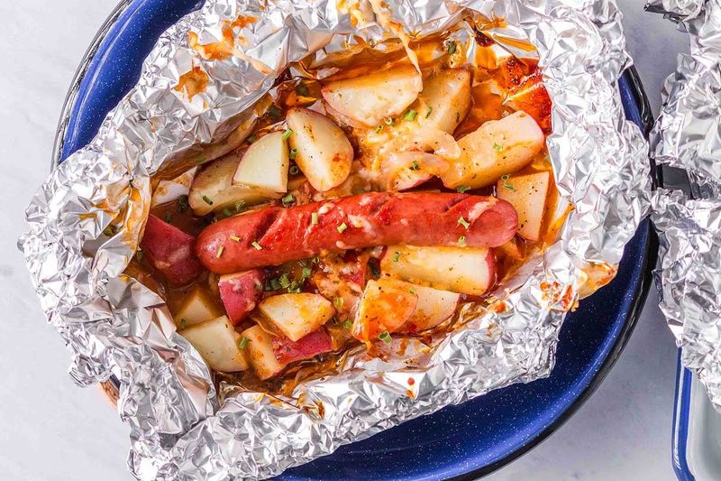 Campfire Foil Packet Dogs