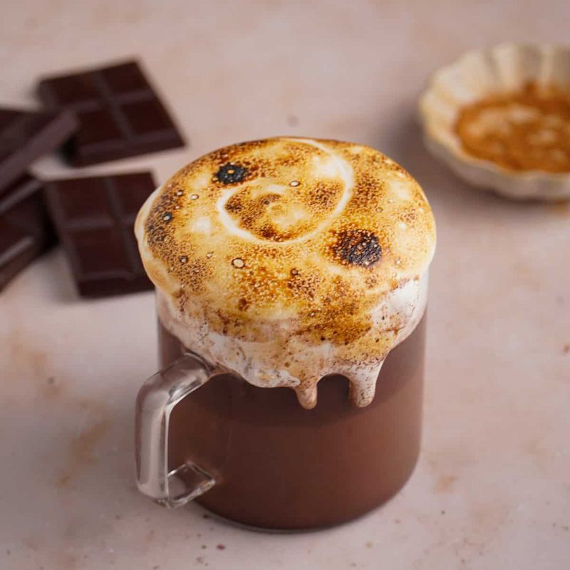 Fluff-Topped Hot Chocolate