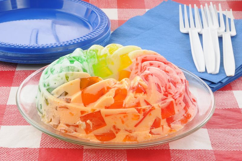 Jell-O molds and gelatin salads