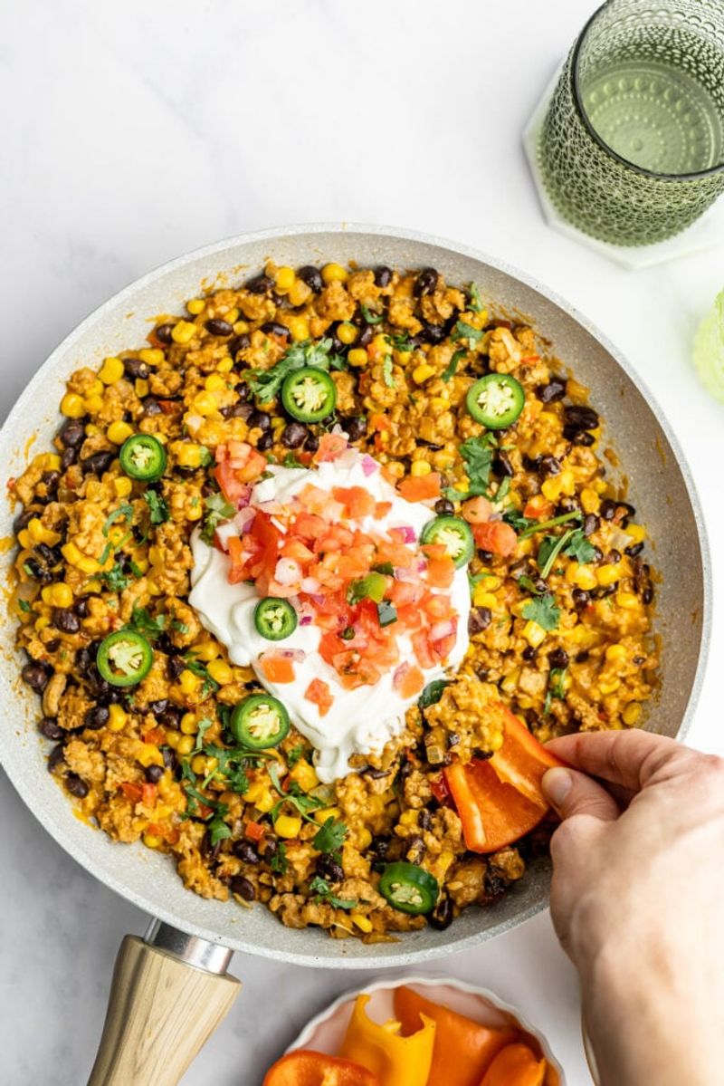 Turkey Taco Skillet
