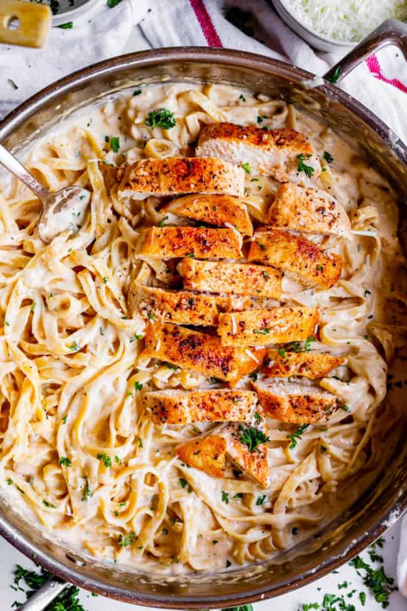 Chicken Alfredo Shortcut