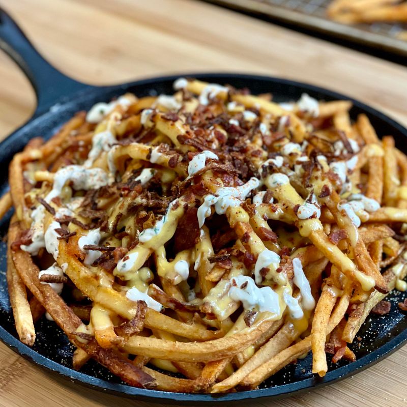 Fried Onion Topping With Mayo