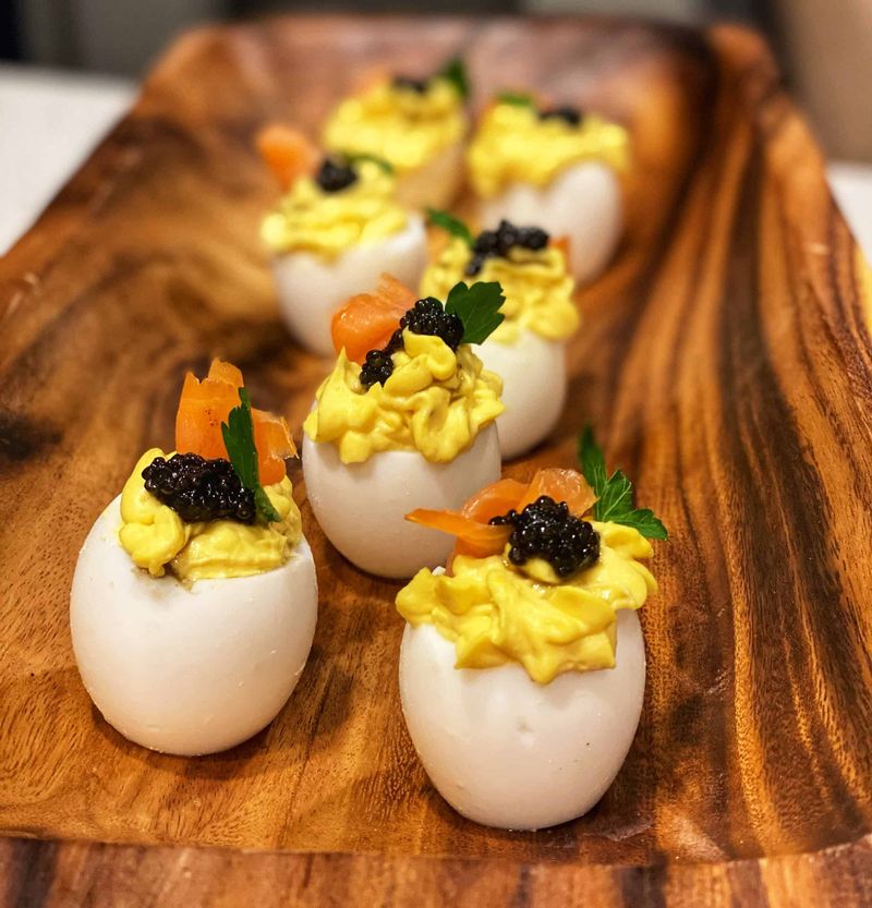 Deviled Eggs with a Fancy Twist