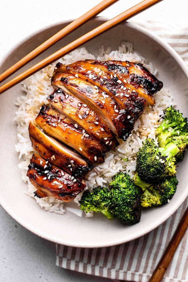 Teriyaki Chicken Thigh Bowls