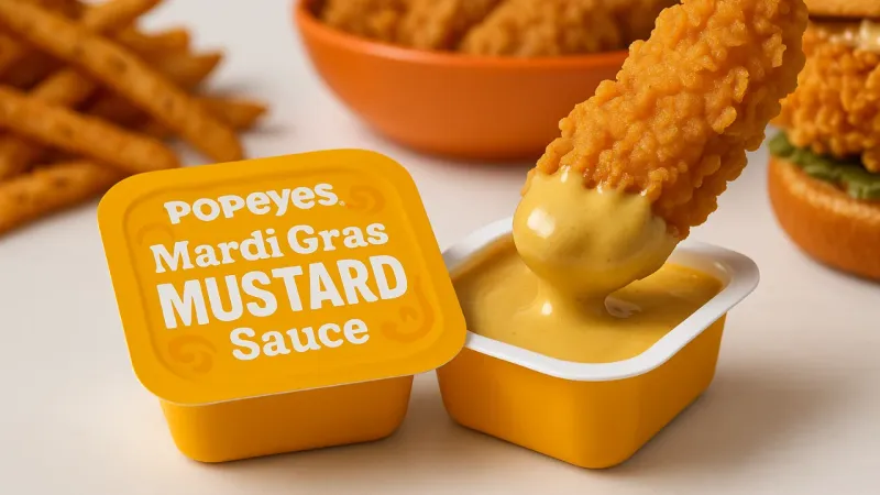 Popeyes Mardi Gras Mustard