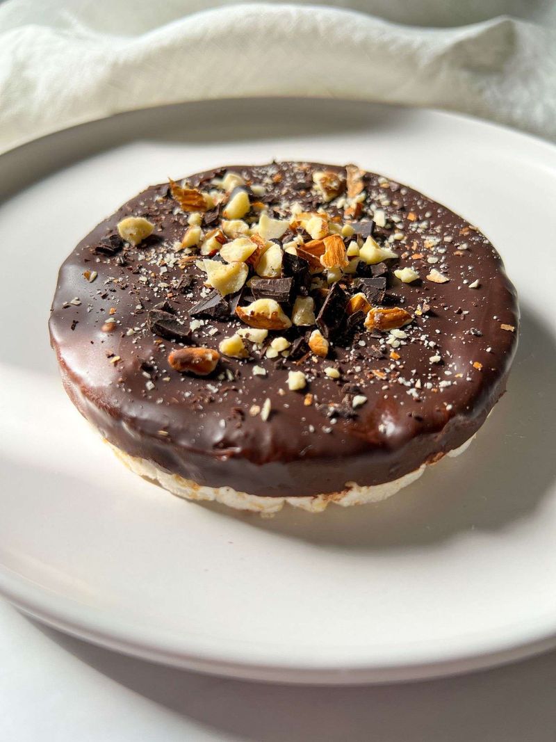 Almond Chocolate Rice Cake