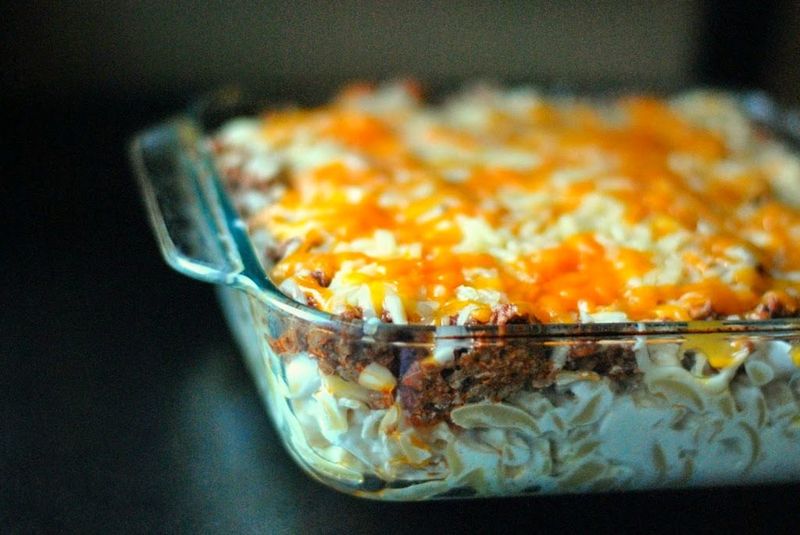 Nebraska Beef & Sour-Cream Noodle Bake