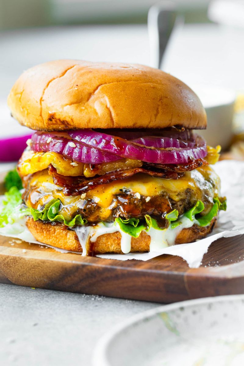 The Hawaiian Teriyaki Pineapple Burger