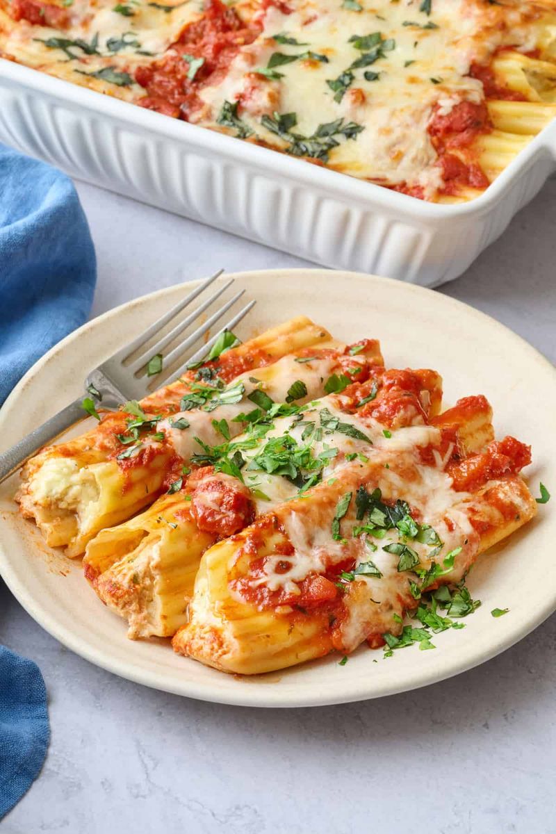 Manicotti (or cannelloni)