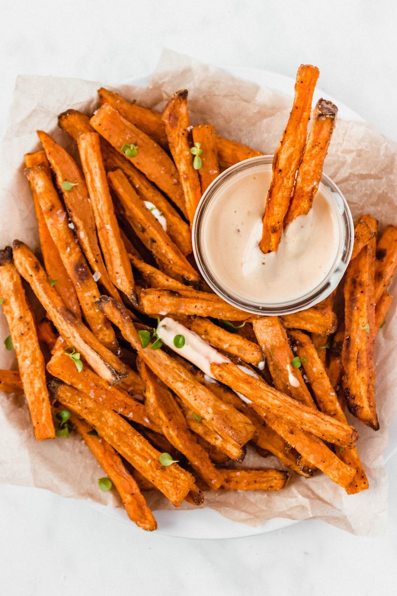 A&W Canada Sweet Potato Fries with Spicy Aioli