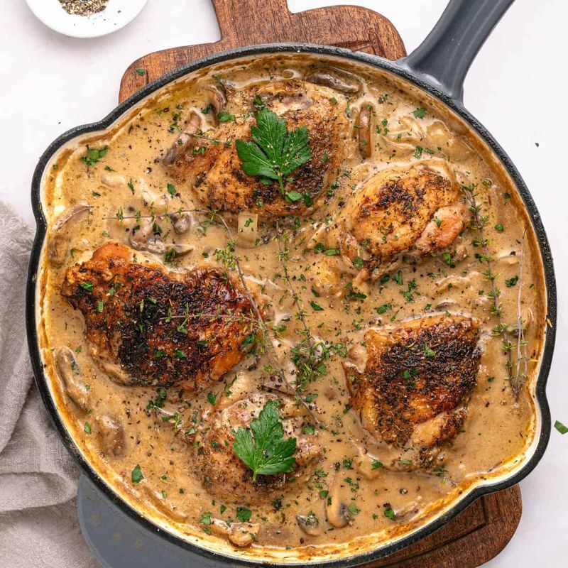 Chicken Thigh Marsala