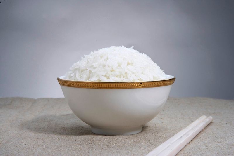 White Rice in Large Portions