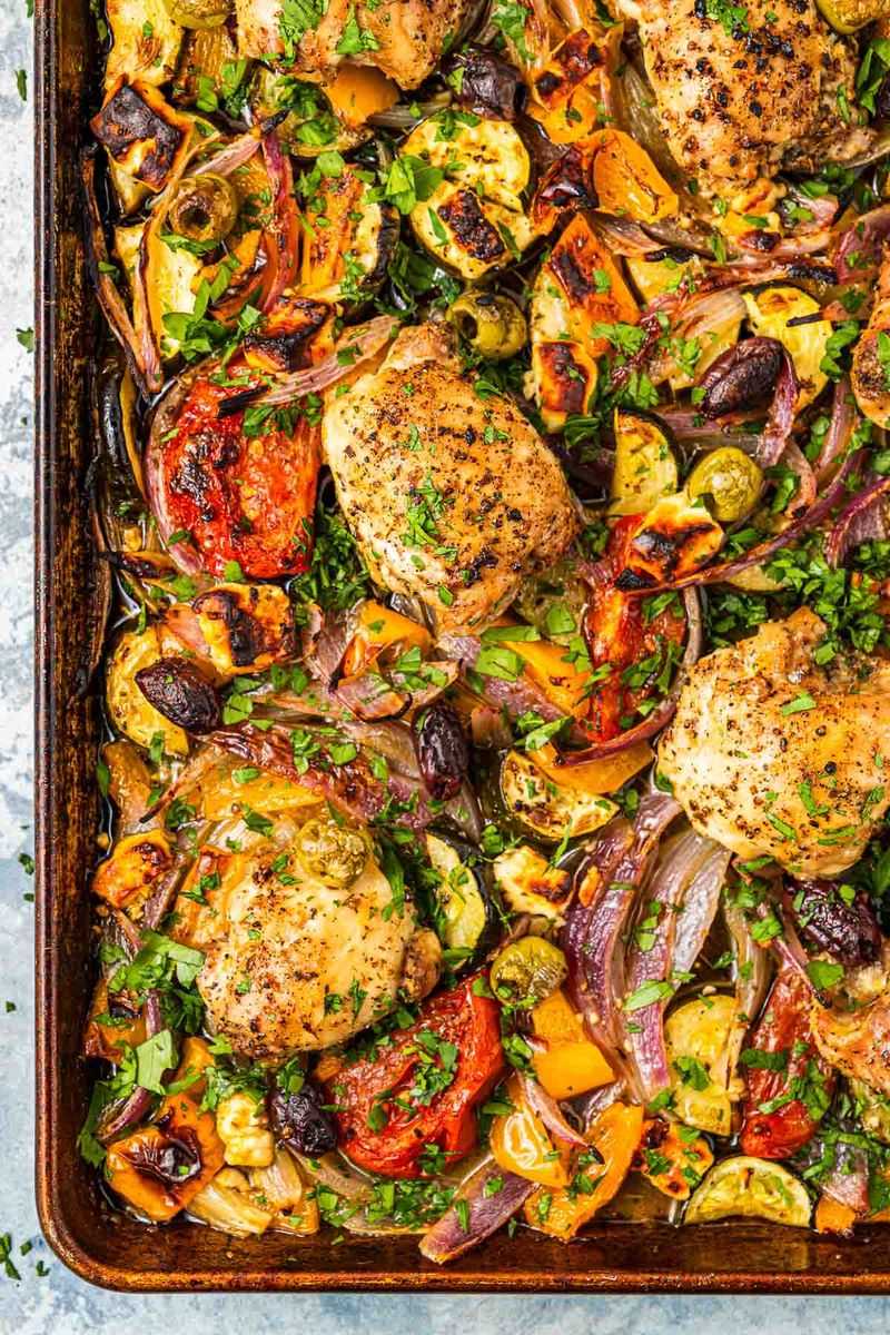 Sheet-Pan Chicken and Veggies