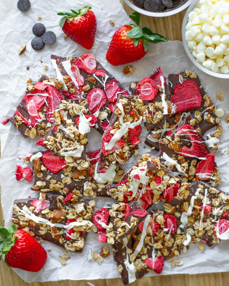 Strawberry Chocolate Bark
