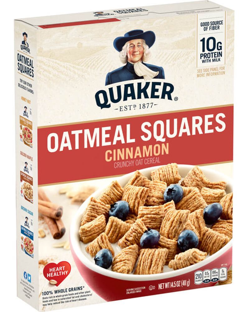 Quaker Oatmeal Squares (Cinnamon or Brown Sugar)
