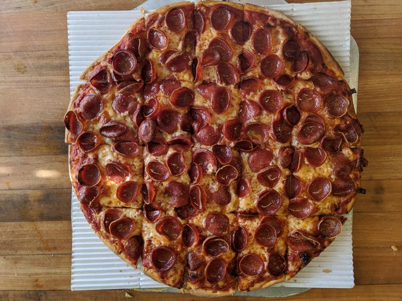 Columbus-Style Thin-Crust, Square-Cut Pizza