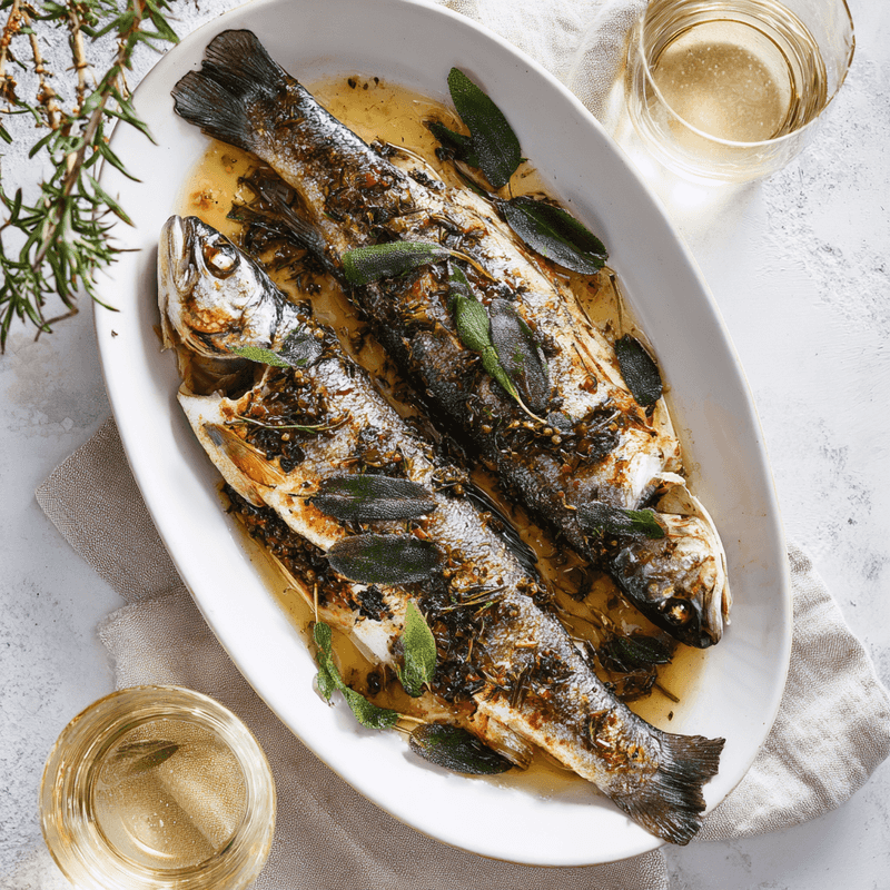 Trout With Lemon-Sage Brown Butter