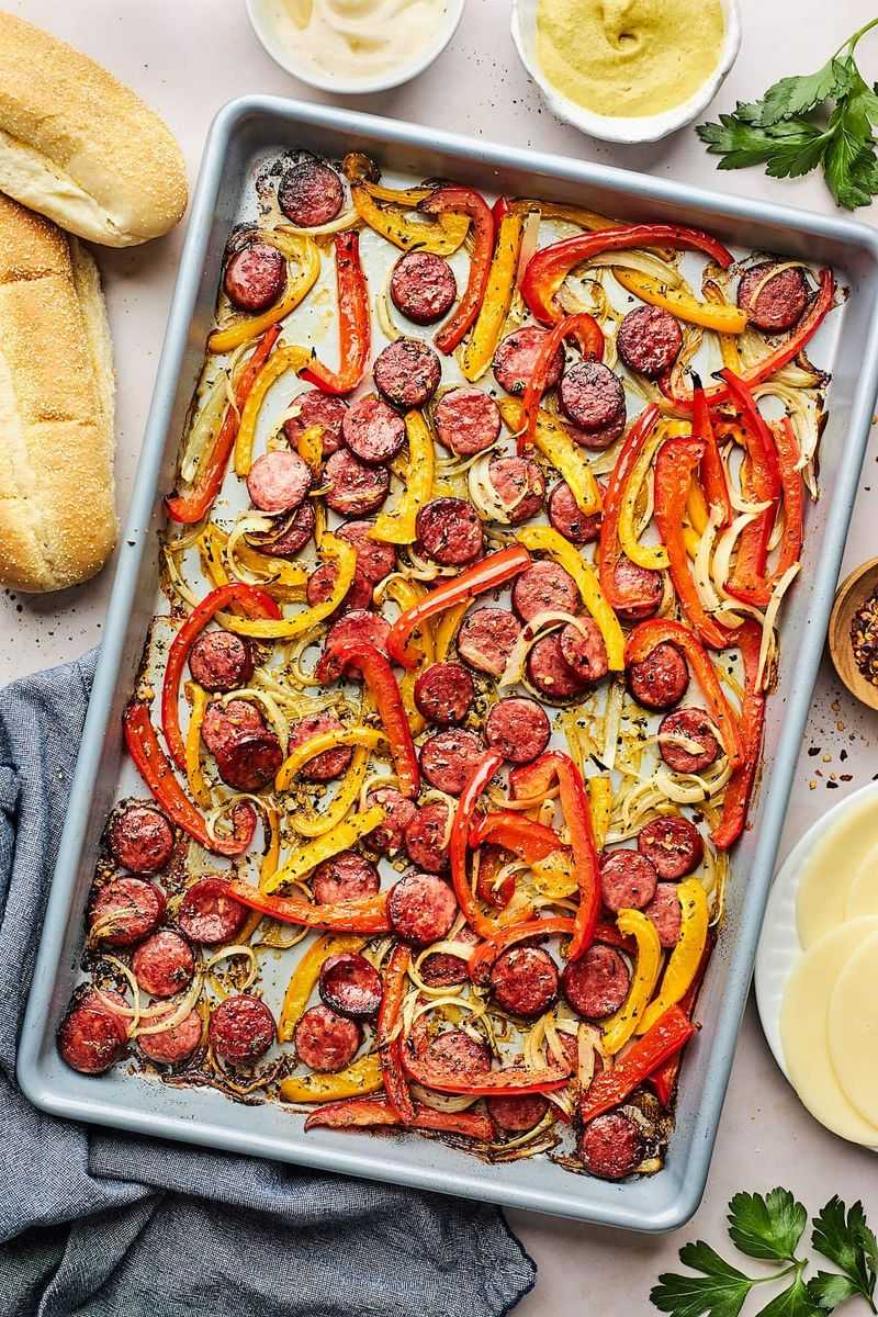 One-Pan Sausage and Peppers