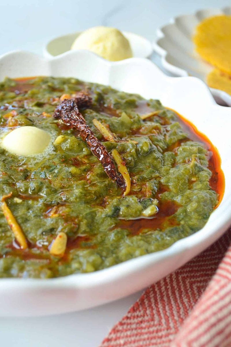 Saag (mild greens curry)