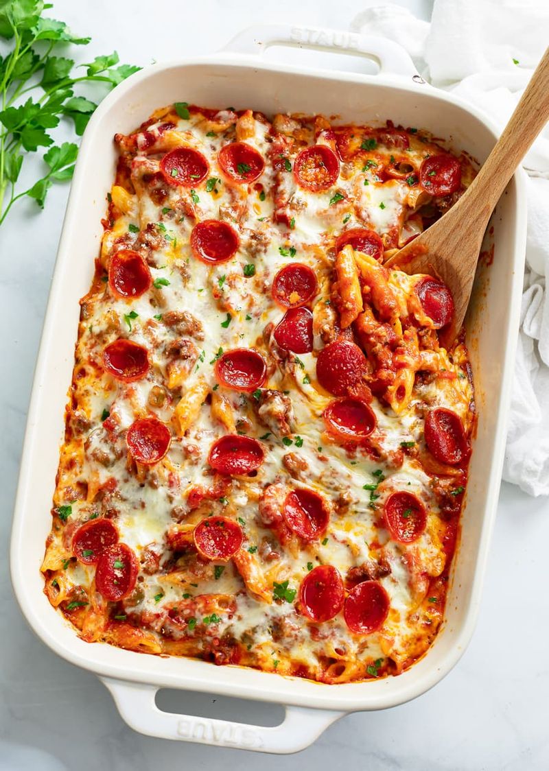 Pizza Pasta Casserole