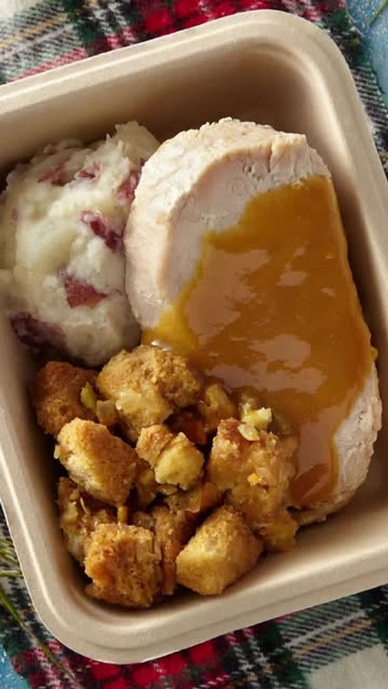Turkey And Gravy With Mashed Potatoes