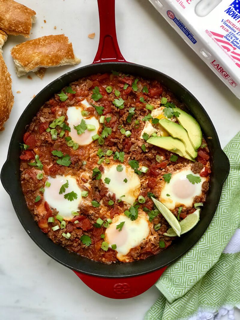 Beefy Shakshuka Skillet
