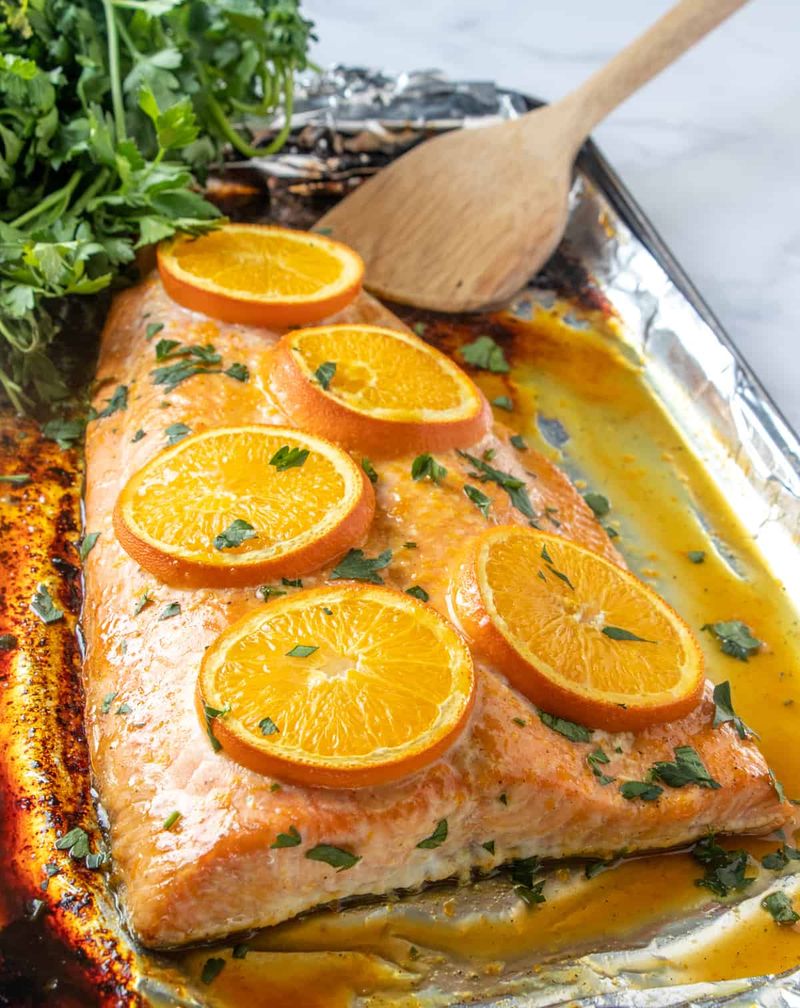 Orange-Glazed Salmon