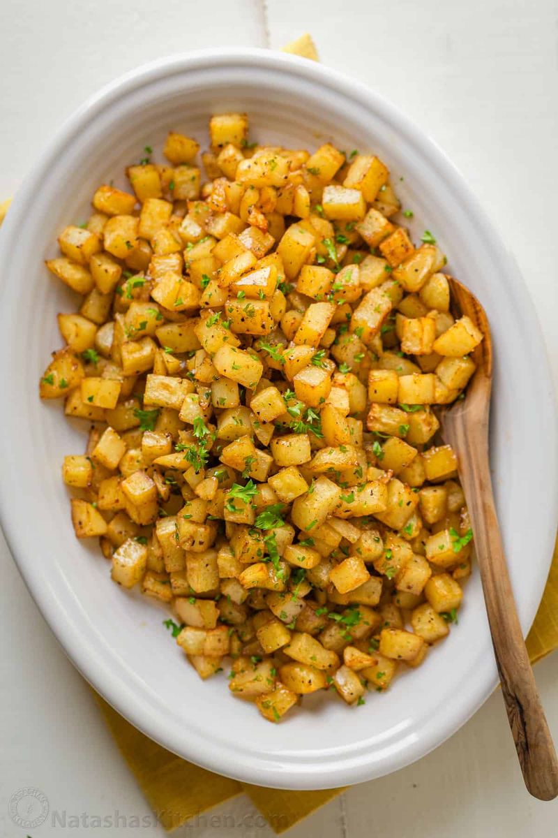 Hash browns or roasted breakfast potatoes