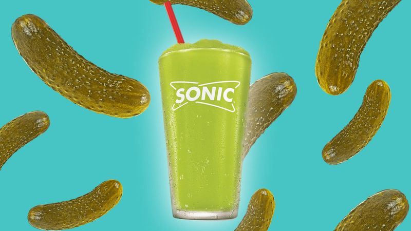 Sonic Pickle Juice Slush