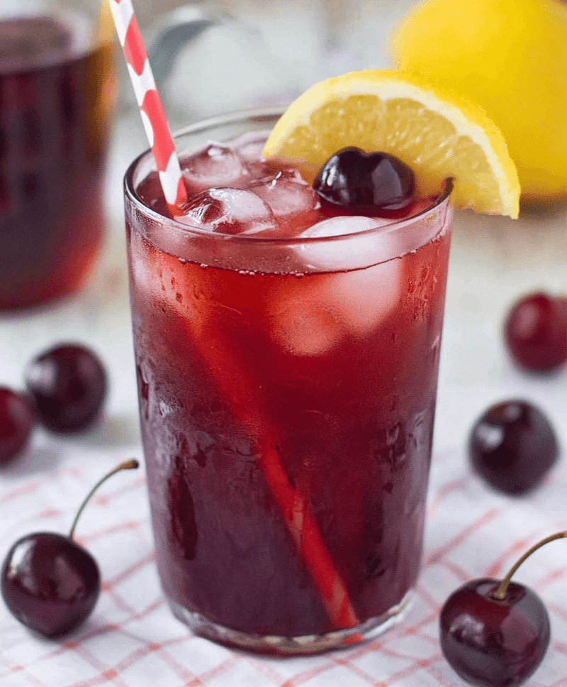Make a quick fruit syrup for drinks
