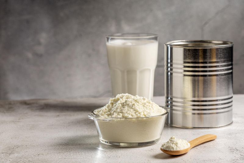 Powdered or shelf-stable milk