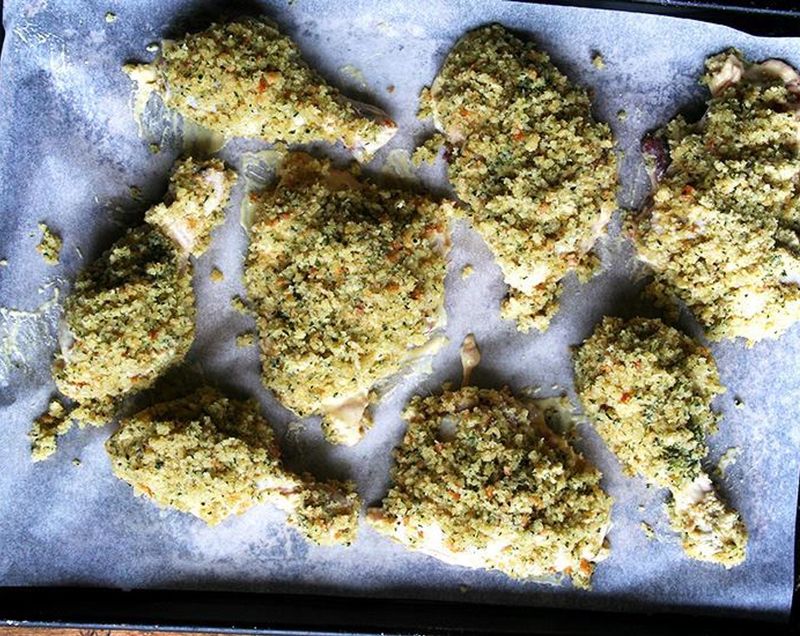 Crispy Mustard-Roasted Chicken