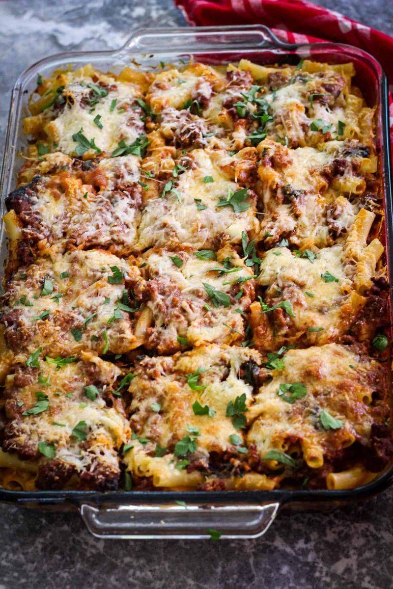 Beefy Baked Ziti