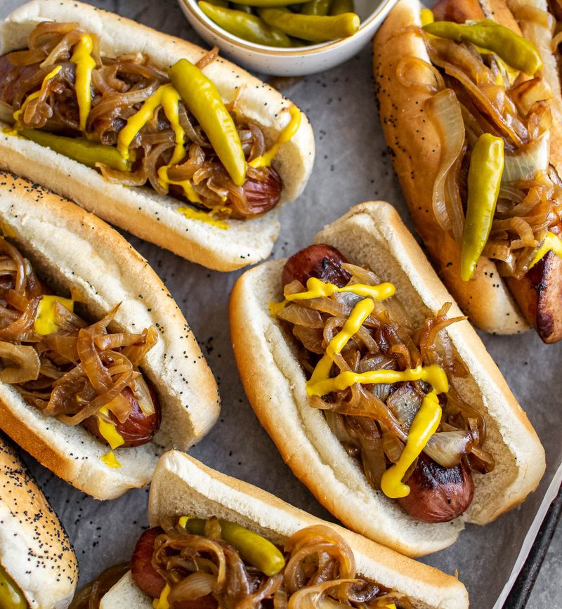 Maxwell Street Polish Sausage Sandwich