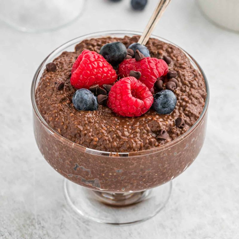 Chocolate chia pudding
