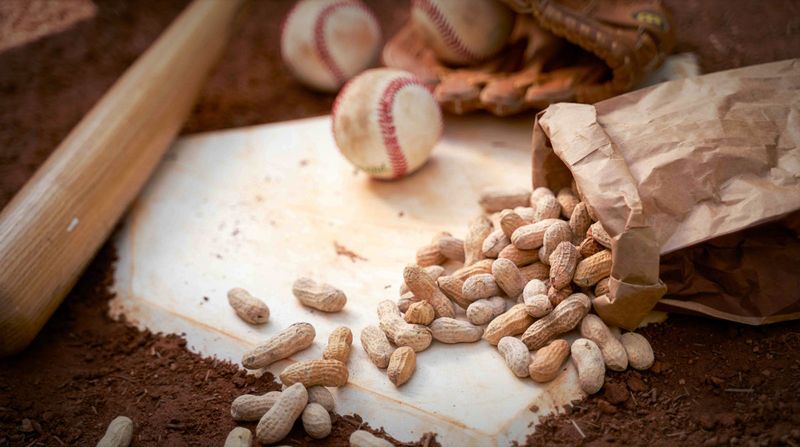 Parched Peanuts At The Ballfield