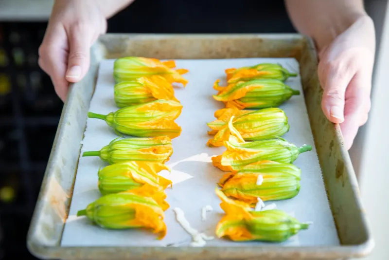 Squash blossoms