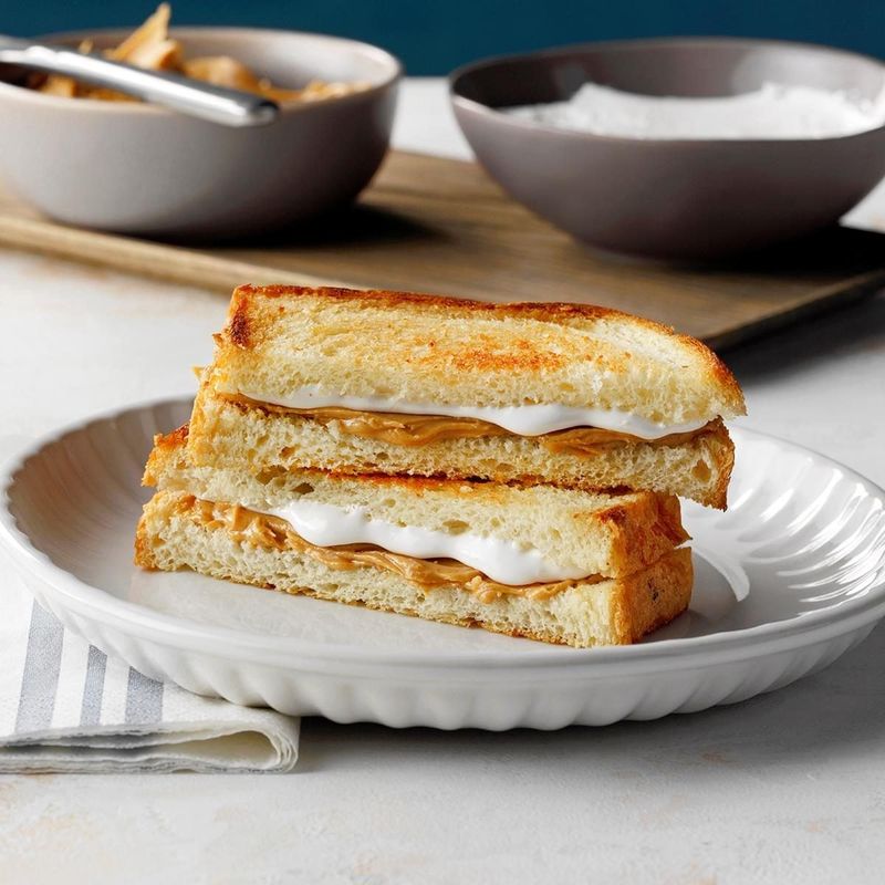 Fluffernutter sandwiches