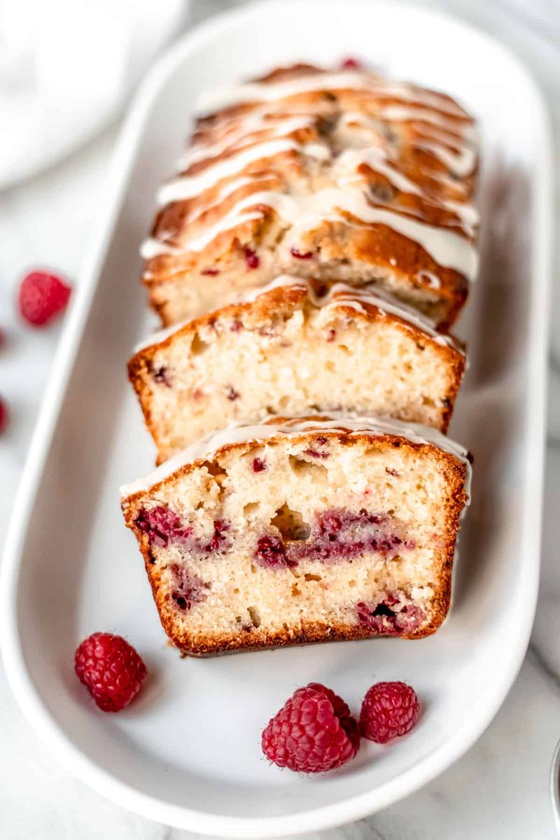 Raspberry White Chocolate Loaf